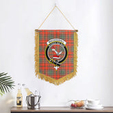 MacDougall Ancient Tartan Crest Wall Hanging Banner